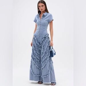 Akira Leave It Ruffled Jumpsuit